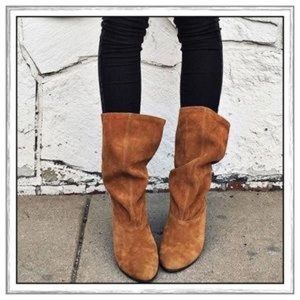 Kelsi Dagger Suede Polianna Slouch Boots - Sz 9